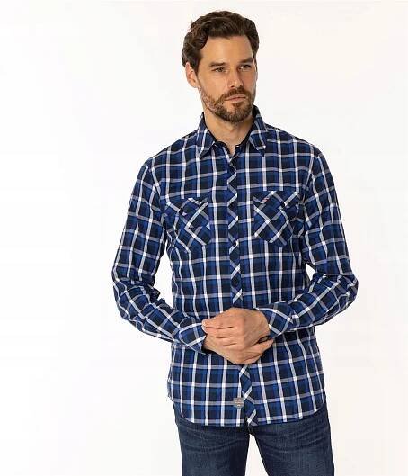 LEE COOPER Pánská košile MALT 13KZ BLUE XL