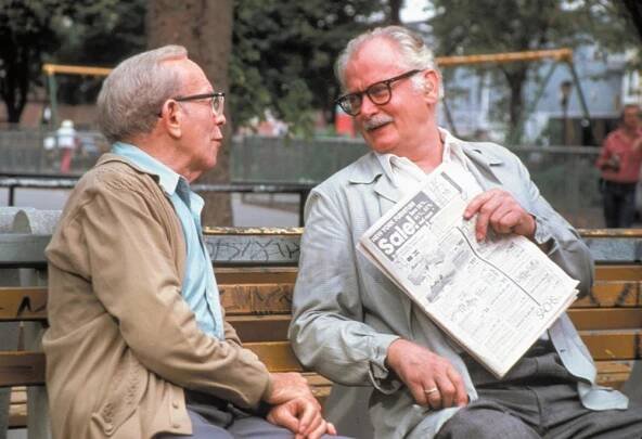 GOING IN STYLE, George Burns, Art Carney, 1979, (c) Warner Brothers