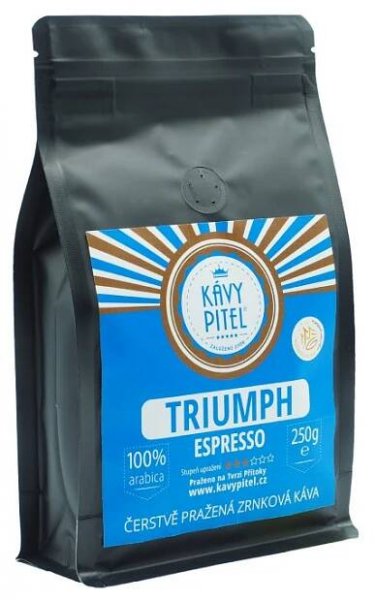 Výběrová zrnková káva připravená na espresso