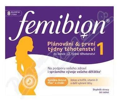 Femibion 1 Plánování a první týdny těhoten. tbl.56