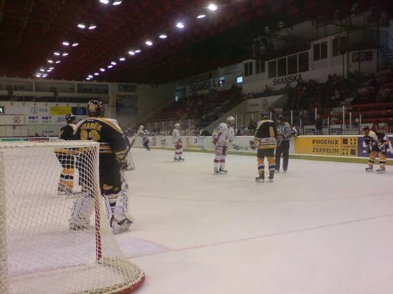 Hc Slavia Praha practice stadium during test-match against Litvínov before season