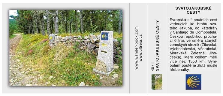 Turistická vizitka - svatojakubské cesty - Obchod Ultreia