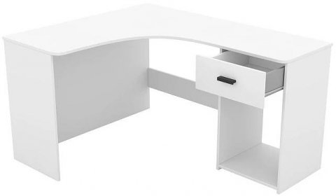 Rohový psací stůl CORNER 03 bílý - obchod Mebline