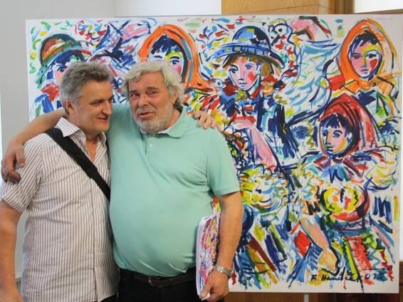 OBRAZEM: Akademický malíř Hanáček získal ocenění města i kraje