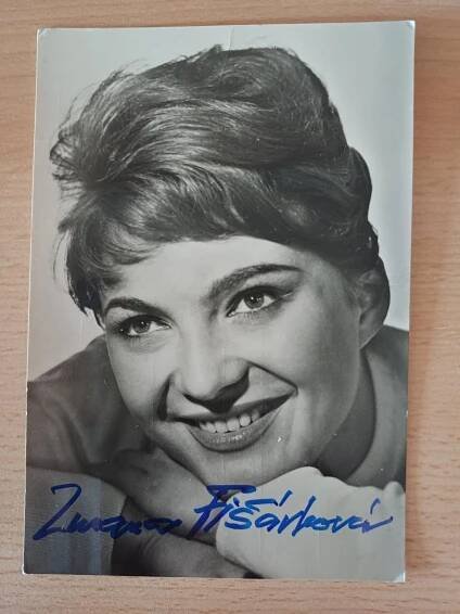 Fišárková Zuzana, herečka, fotografie s originálním autogramem - Ostatní sběratelské předměty
