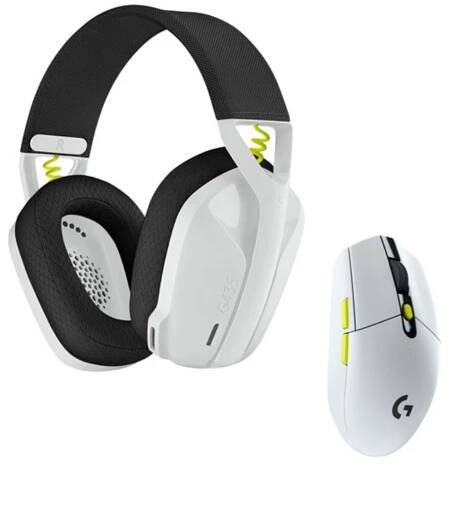 Headset Logitech Wireless Gaming Combo G435 + G305 (981-001162) bílý - zánovní - 24 měsíců záruka