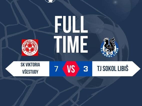 Muži B: SK Viktoria Všestudy – Libiš 7:3