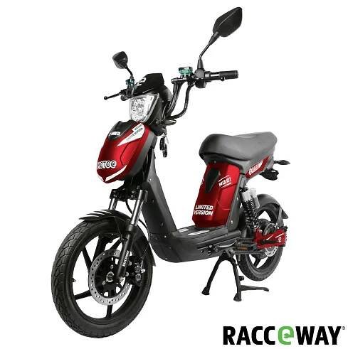 Elektroskútr RACCEWAY® E-BABETA® LIMITOVANÁ EDICE vč.kufru a nosiče, vínová