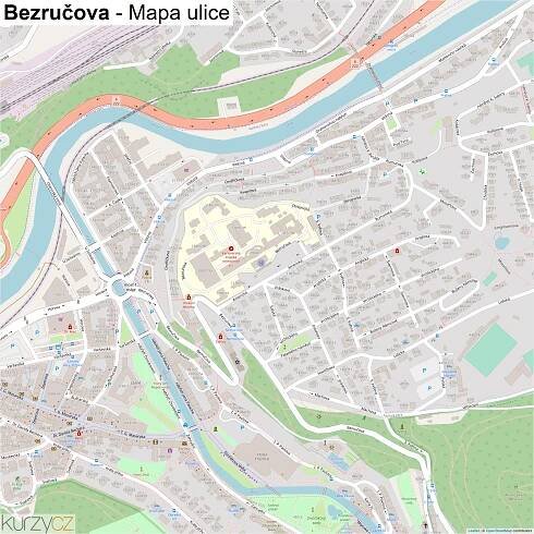 Bezručova - mapy | Kurzy.cz