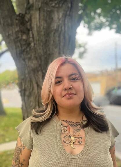 Portrait of Magdalena, a therapist specializing in immigration, intergenerational trauma, disability, and queer issues