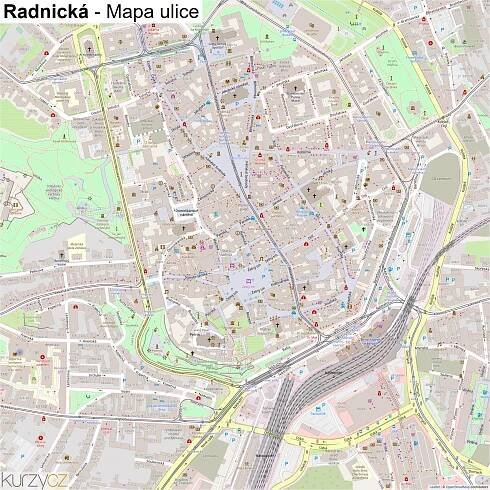 Radnická - mapy | Kurzy.cz