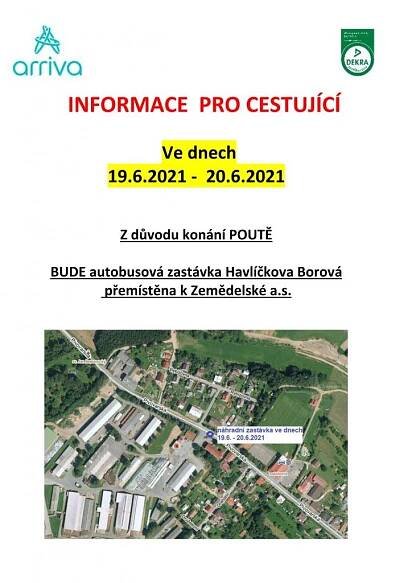 Informace pro cestující