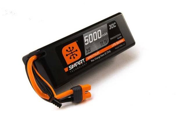 Spektrum Smart LiPo 11.1V 5000mAh 30C HC IC3