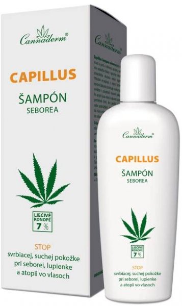 Cannaderm CAPILLUS šampón SEBOREA 150 ml
