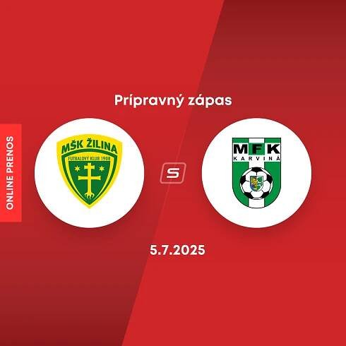 Prípravný zápas: MŠK Žilina doma podľahol Karvinej