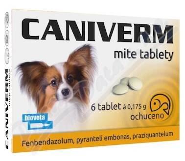 Caniverm mite tbl.6x0.175g a.u.v.