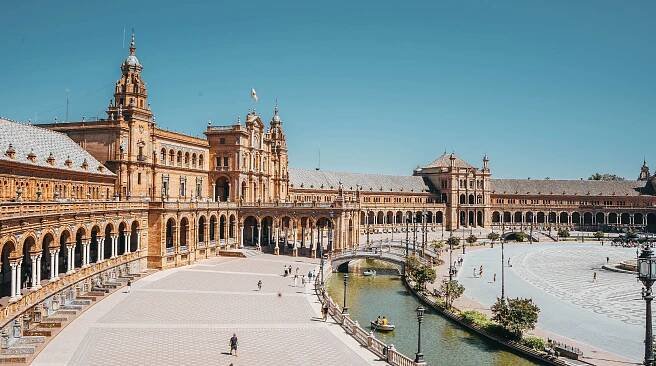 Plaza d'Espana in Seville, Spain