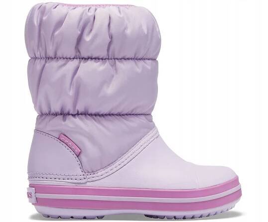 Dětské zimní boty WINTER PUFF Boot Kids-Navy/Red, vel. 33-34, Crocs