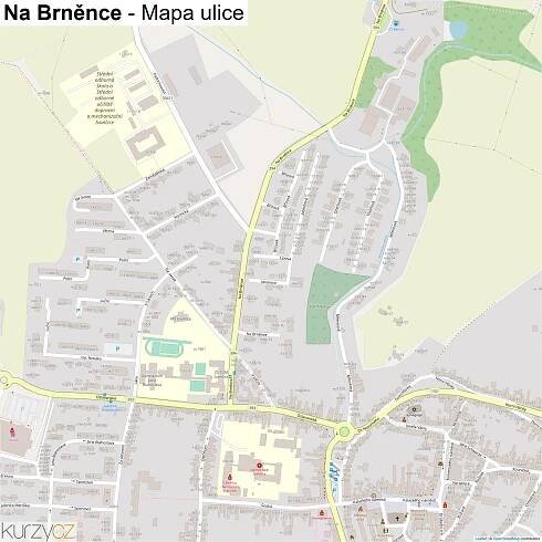 Na Brněnce - mapy | Kurzy.cz