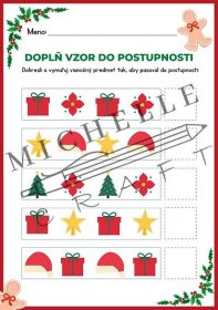 Vianočné aktivity | Michelle Crafts - Grafomotorika | UčiteliaUčiteľom.sk