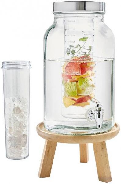 DÁVKOVAČ NÁPOJŮ   - průhledné/barvy nerez oceli, Basics, kov/plast (5,6l) - Novel