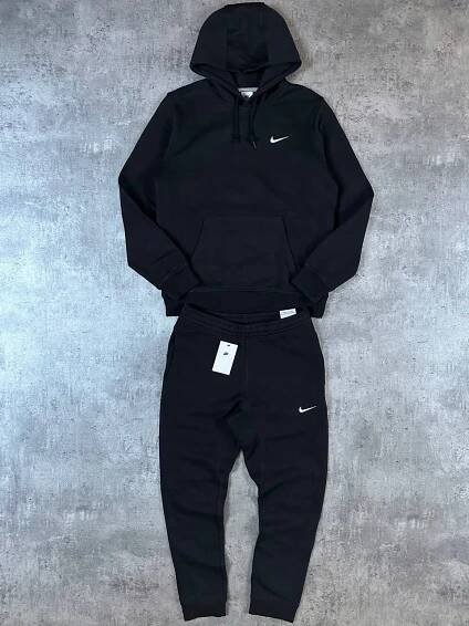 Nike teplákovka pánská tepláková souprava kalhoty mikina černá S Značka Nike