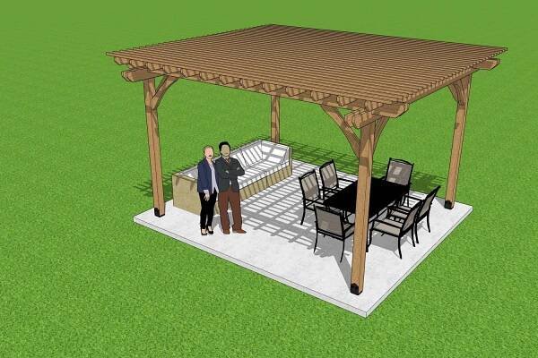 Premade Pergola Plans | "La Sombra" | Apex Pergola Design 