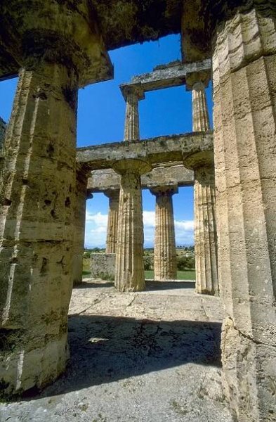 Ruiny Paestum, Itálie