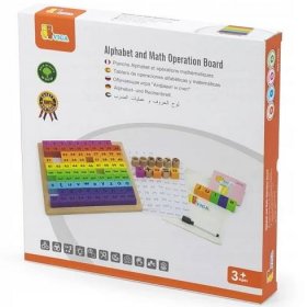 Viga Toys Mathematical Operation Board with Letters, C