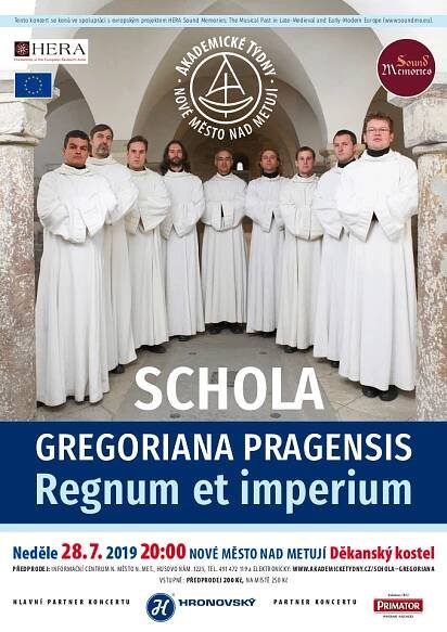 Koncert SCHOLA GREGORIANA PRAGENSIS Regnum et impérium - Kalendář akcí | Kladské Pomezí.cz