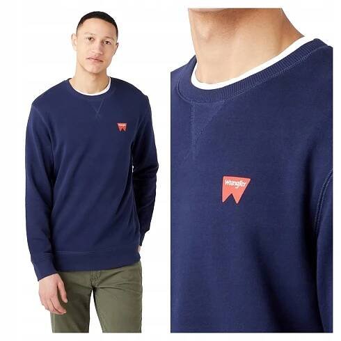 WRANGLER SIGN OFF CREW PÁNSKÁ MIKINA KLASICKÁ L