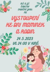 Den matek – vystoupení | MSsebetov.cz