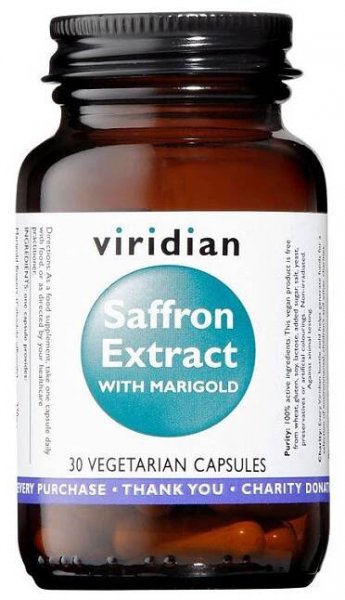 Viridian nutrition Saffron Extract 30 cps. od 328 Kč