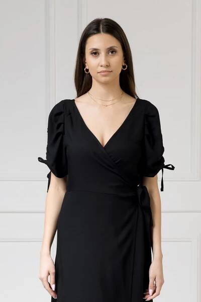 WUALAA Women - Dámské šaty midi KELLY Classic Black
