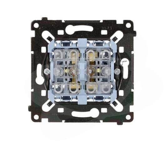 Simon 55 Spínač sériový 2-násobný 5So, 10A bezšr. - Sonepar ČR | Elektroinstalační materiál