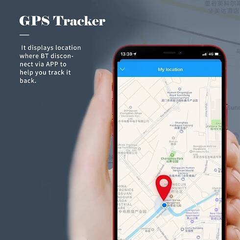 Kabelloser GPS-Tracker für Haustiere & Schlüssel Taschen & Geldbörsen APP-Steuerung Objektfinder Selfie Shutter Kompatibel