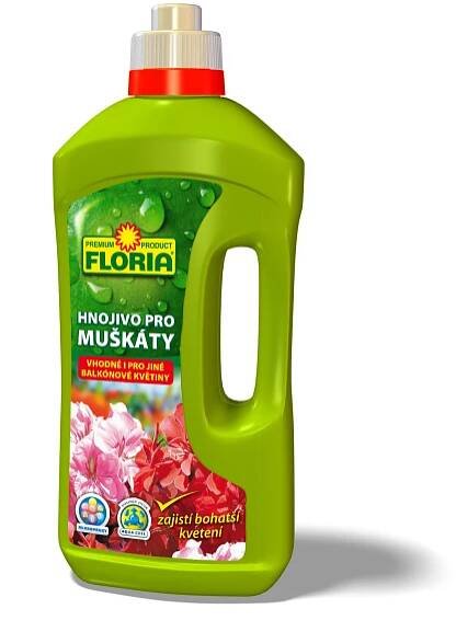 FLORIA kapalné hnojivo na muškáty 1 l