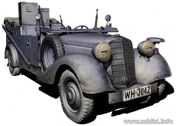 Sd.Kfz. 2 Type 170VK German military radio car