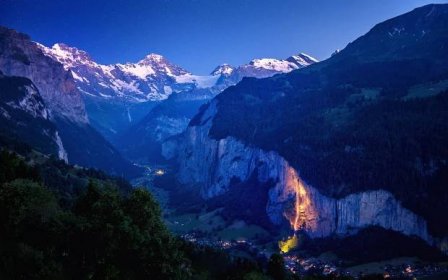nebe, noc, hory, příroda, Švýcarsko, the sky, noc, hory, příroda, Švýcarsko