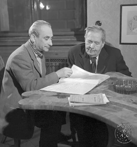 Karel ANČERL - Václav TALICH. ČTK/Nebor Leoš.