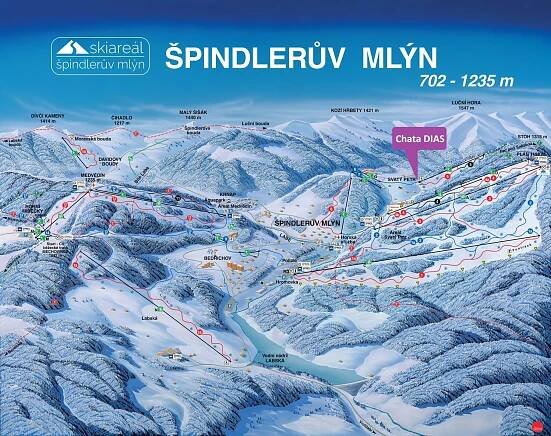 Skipasy pro ubytované na Chatě DIAS