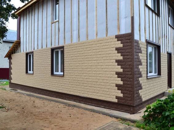 Dokončení fasády dřevěného domu: vybereme materiál