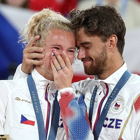 Kateřina Siniaková a Tomáš Macháč