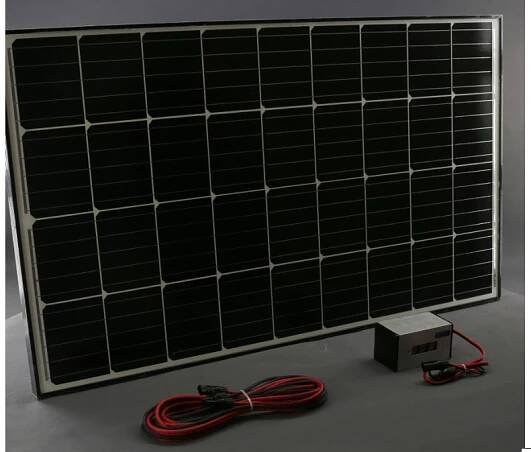 SO290 - 140W solární teplovzdušné PTC topení s ventilátorem, max. 68°C