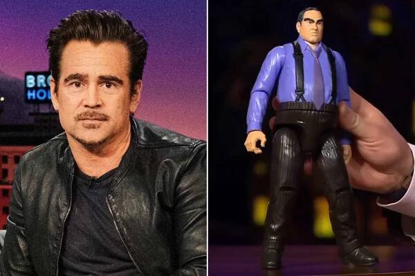 Colin Farrell Jokes 'The Crotch Is All Wrong' on His Action Figure for The Batman