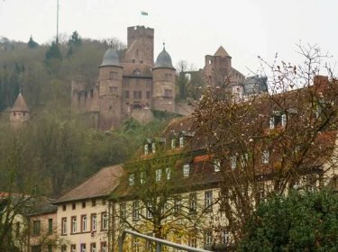 Berg Wertheim castle is the main attraction in Wertheim Germany