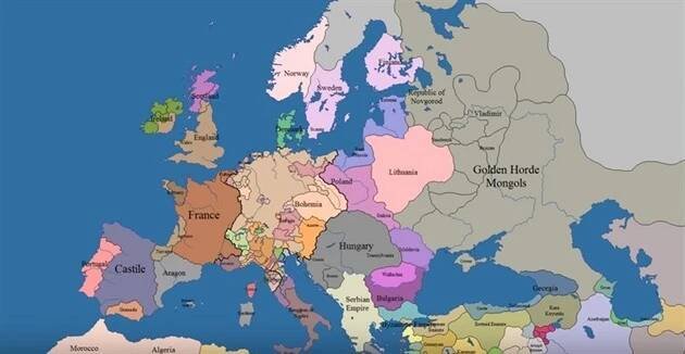 Tisíc let Evropy: Takhle se měnily hranice zemí starého kontinentu - Expres.cz