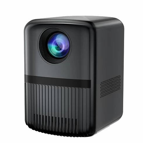 Videoprojektor LCD Filmprojektor WiFi2.4G 5G 1080P Home Theater unterstützt Autofokus bis zu 200 '' Anzeige kann an TV-Box