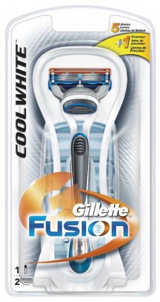 Gillette Fusion Cool White holicí strojek