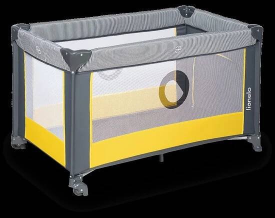 Cestovní postýlka Stefi - Yellow Lemon